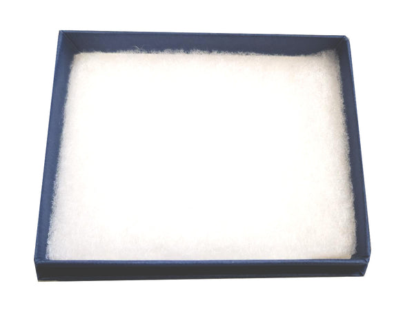 Denim  Blue Cotton Fill Boxes - 3 1/4X 2 1/2" x 1" CLEARANCE