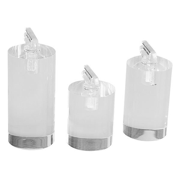 Clear Round Ring Clip Set