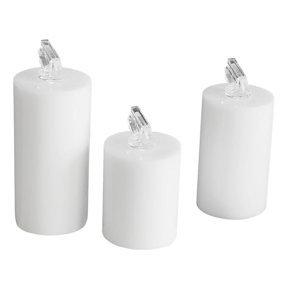 White Round Ring Clip Set