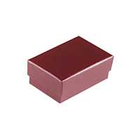 Burgundy Cotton Fill Boxes - 2 1/2" x 1 5/8" x 1"