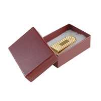 Burgundy Cotton Fill Box - 3 1/4" x  2 1/2" x 1"