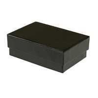 Black Cotton Fill Box - 3 1/4" x 2 1/2" x 1"