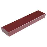Burgundy Cotton Fill Box - 8" x 1 3/4" x 3/4"