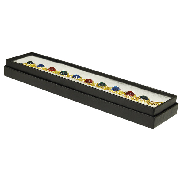 Black Cotton Fill Boxes - 8" x 1 3/4" x 3/4"