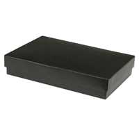 Black Cotton Fill Boxes - 5 1/2" x 3 1/2" x 1"