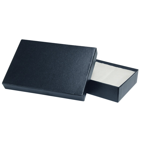 Blue Cotton Fill Boxes - 5 1/2" x 3 1/2" x 1"