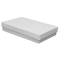 White Cotton Filled Boxes - 5 1/2" x 3 1/2" x 1"