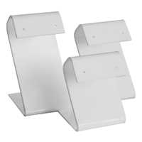 White Acrylic Earring Stand Set