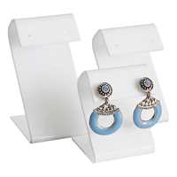 White Acrylic Earring Stand Set
