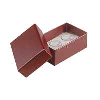 Burgundy Cotton Fill Boxes - 2 1/2" x 1 5/8" x 1"