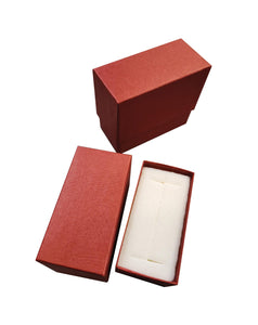 Dark Red 2 piece cardboard bangle box  - CLEARANCE