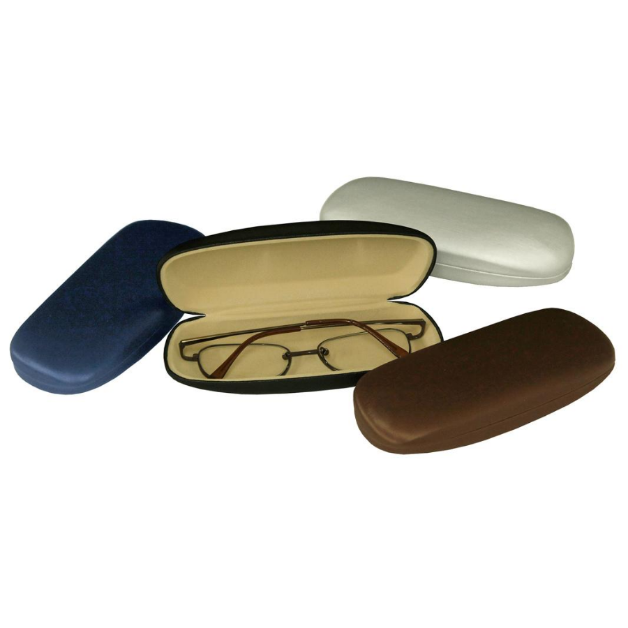 Assorted Brushed Leatherette Clam Shell Cases