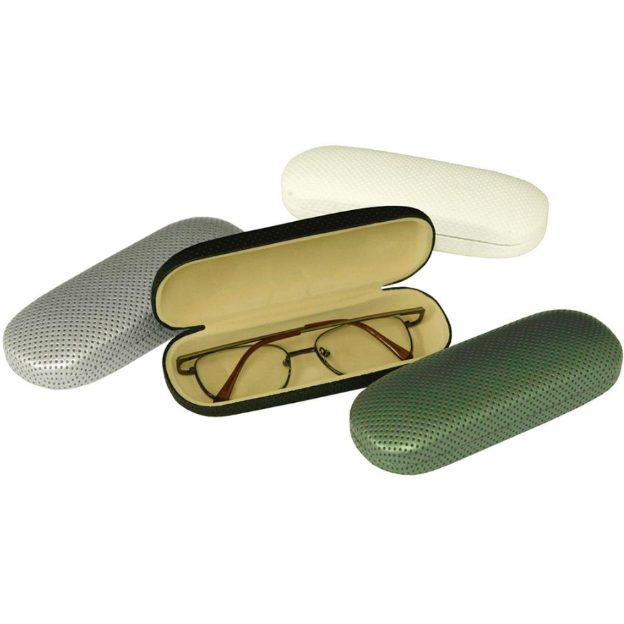 Assorted Textured Leatherette Clam Shell Cases