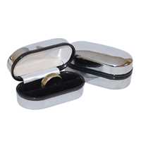 Mirror Silver Ring Box